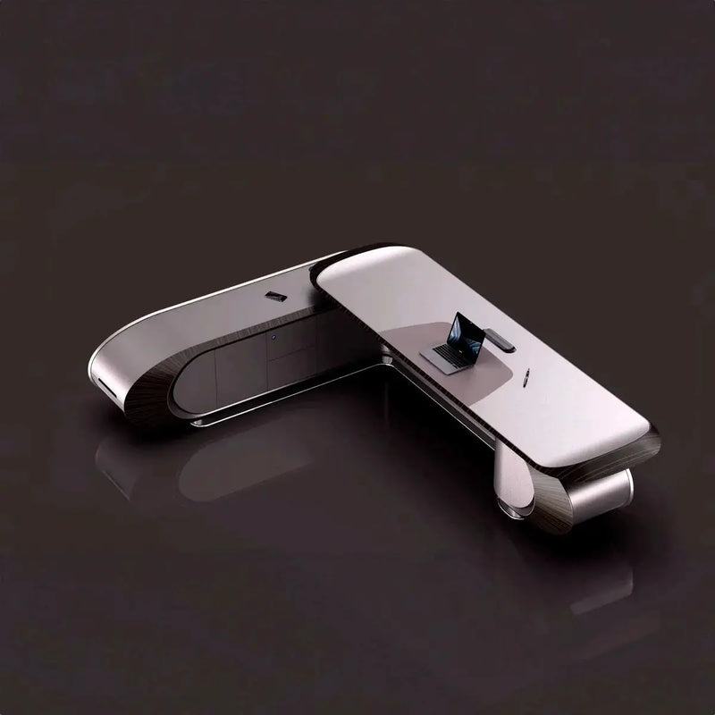 Echelon · Luxury L-Shaped Executive Desk by Arc Grove