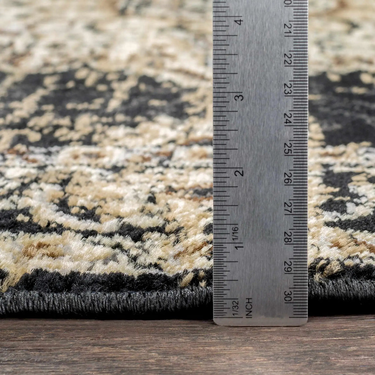 Lostwithiel Black Medallion Rug, photo 11 of 15
