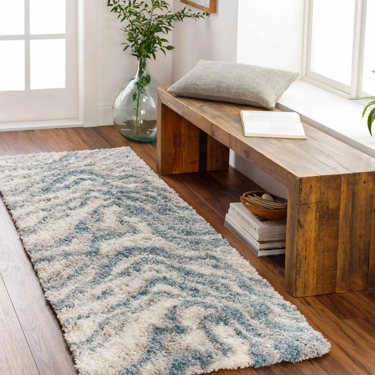 Lottery Area Rug, installed in a room 2