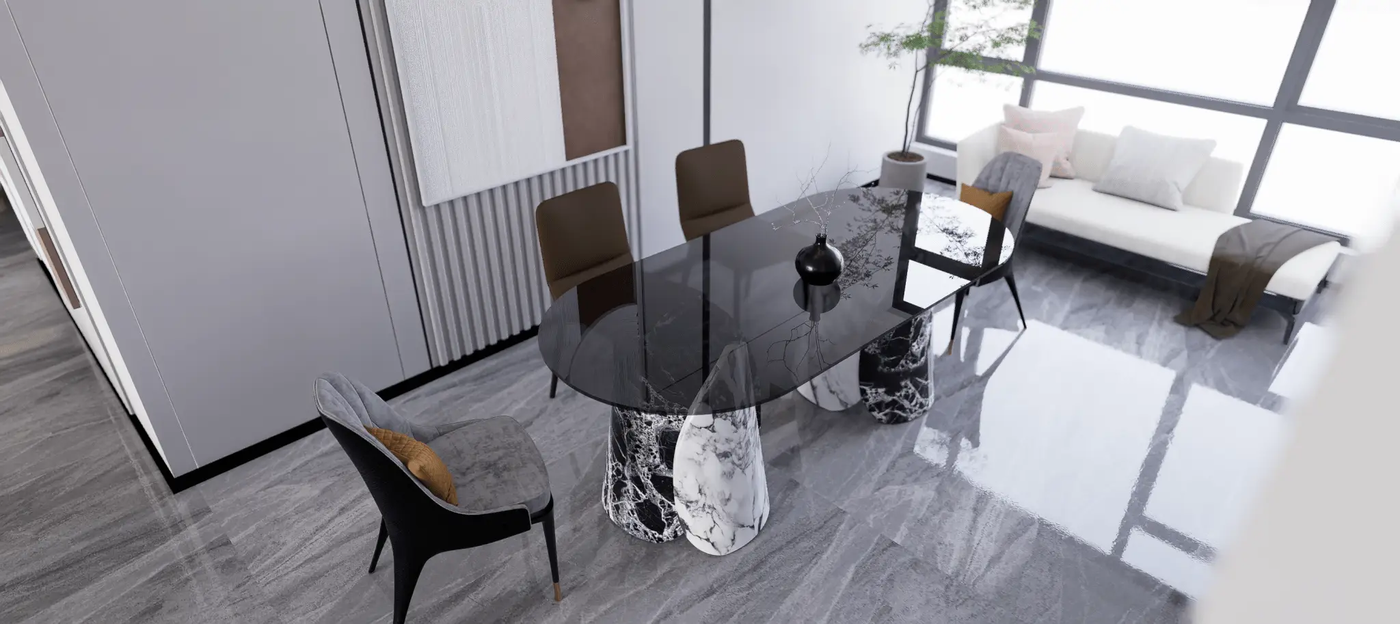 Lotus Dining Table by Zicana Boutique