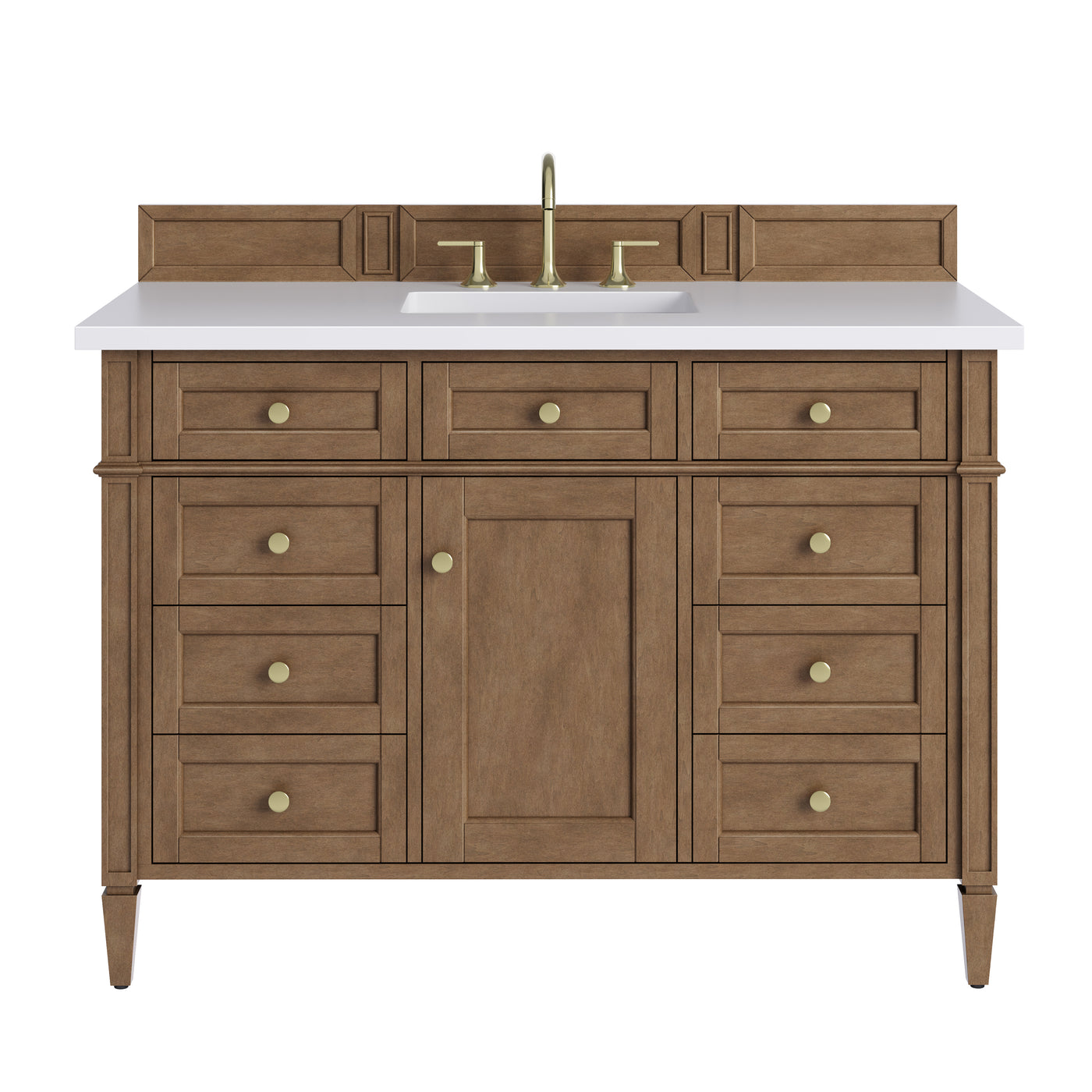 James Martin Brittany 48" Single Bathroom Vanity, Pecan, view 33