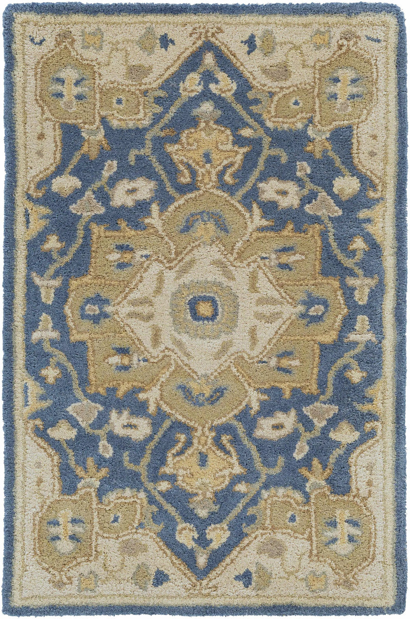 Broomfield 1145 Hand Tufted Blue Wool Rug by Boutique Rugs