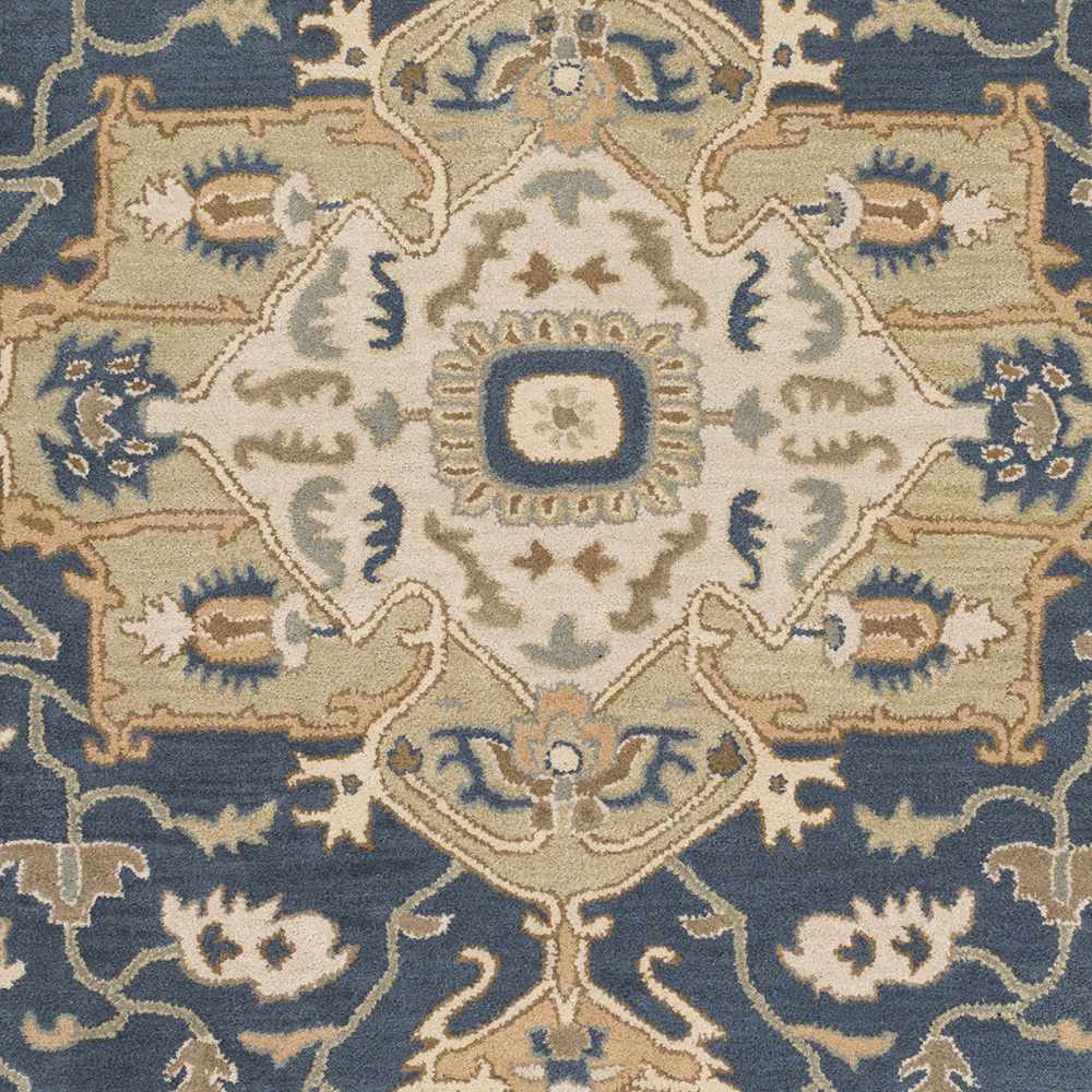 Broomfield 1145 Hand Tufted Blue Wool Rug by Boutique Rugs