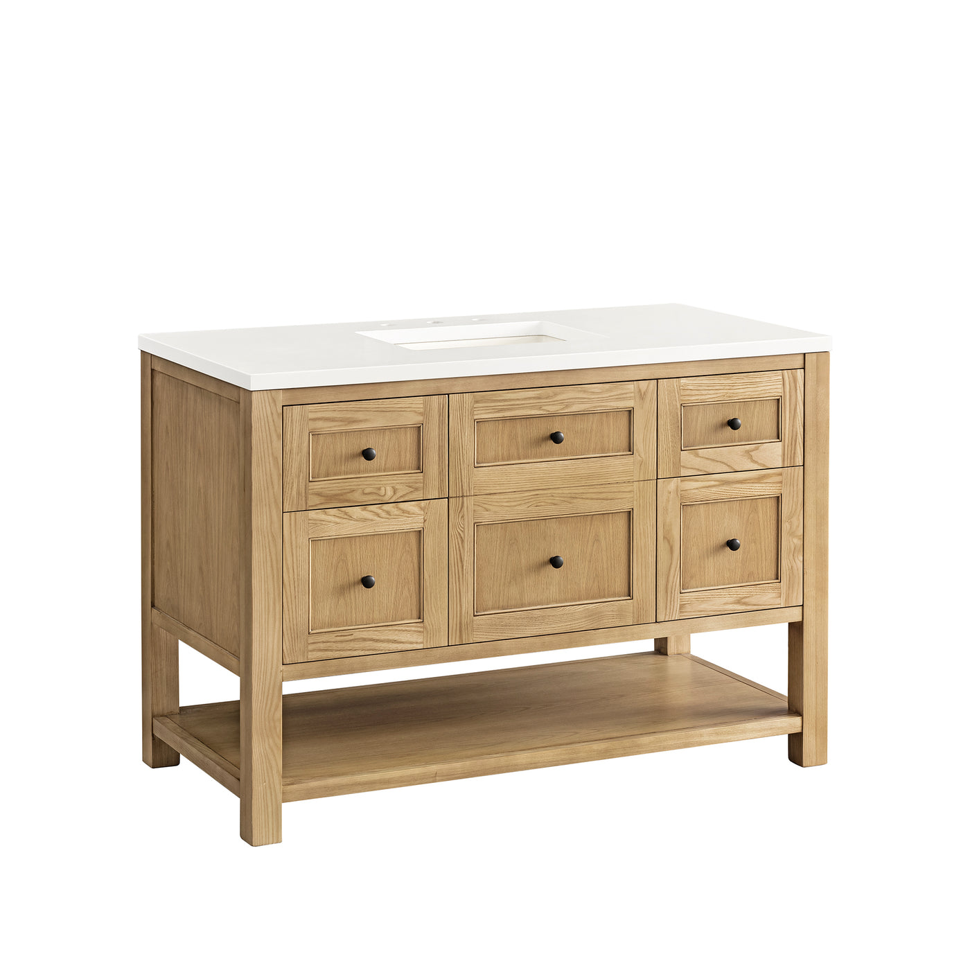 James Martin Breckenridge 48" Single Bathroom Vanity, Light Natural Oak, view 22
