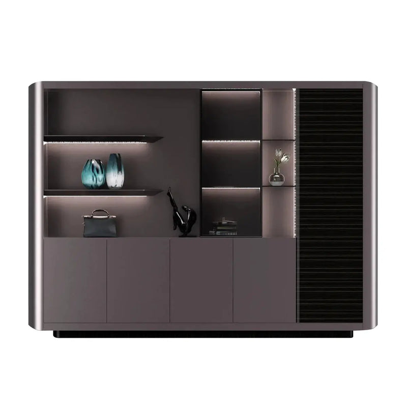 Linea · Office Shelves w/ Lighting & Storage by Arc Grove