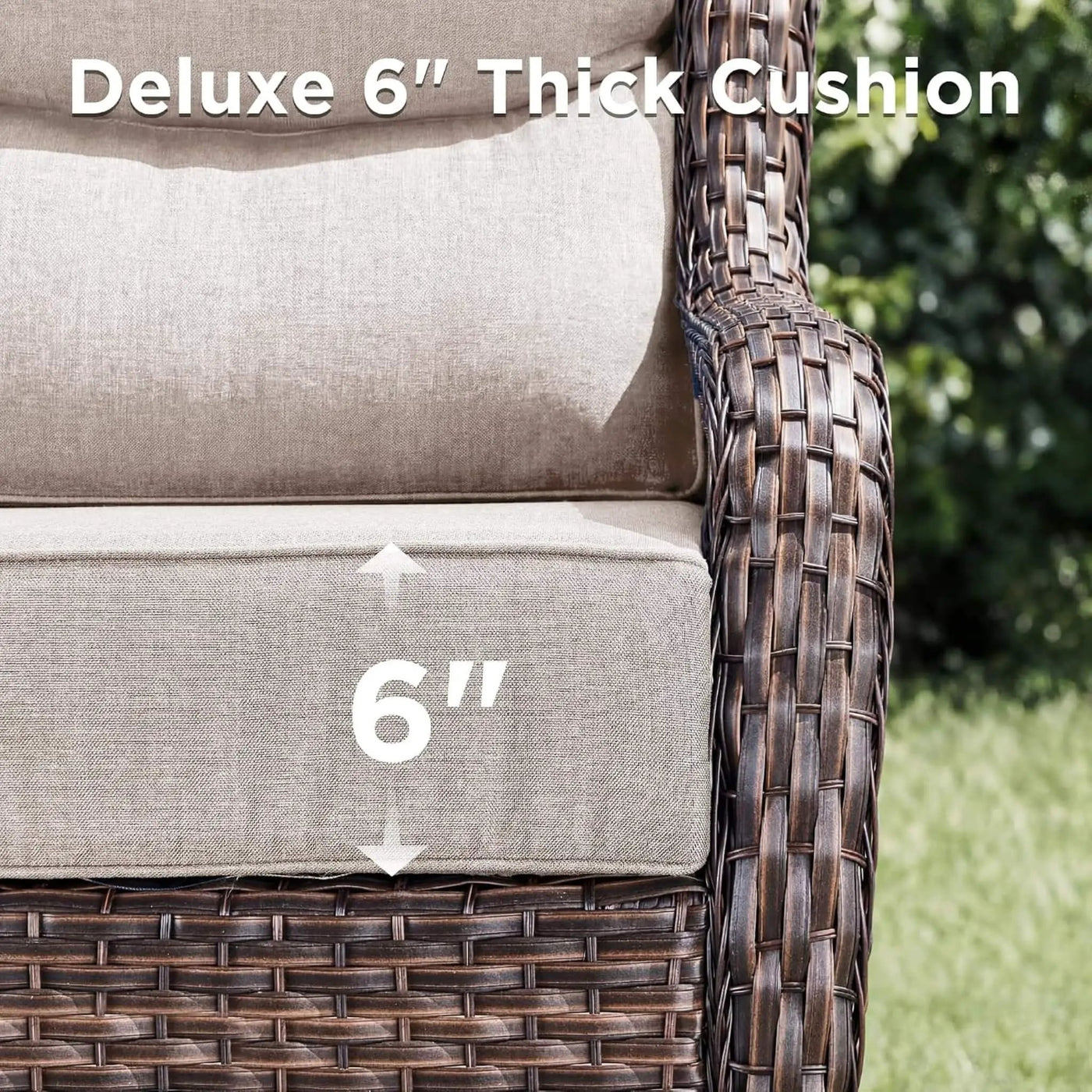Luxury 8-Piece All-Weather Patio Furniture Set With Fire Pit Table (SAK37512) by SAKSBY WHOLESALE