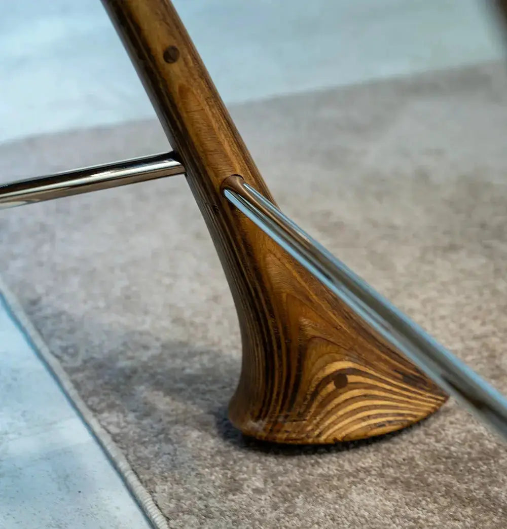 Luxury Walnut Epoxy Resin Tv, Laptop and Snack Tray, detail 2