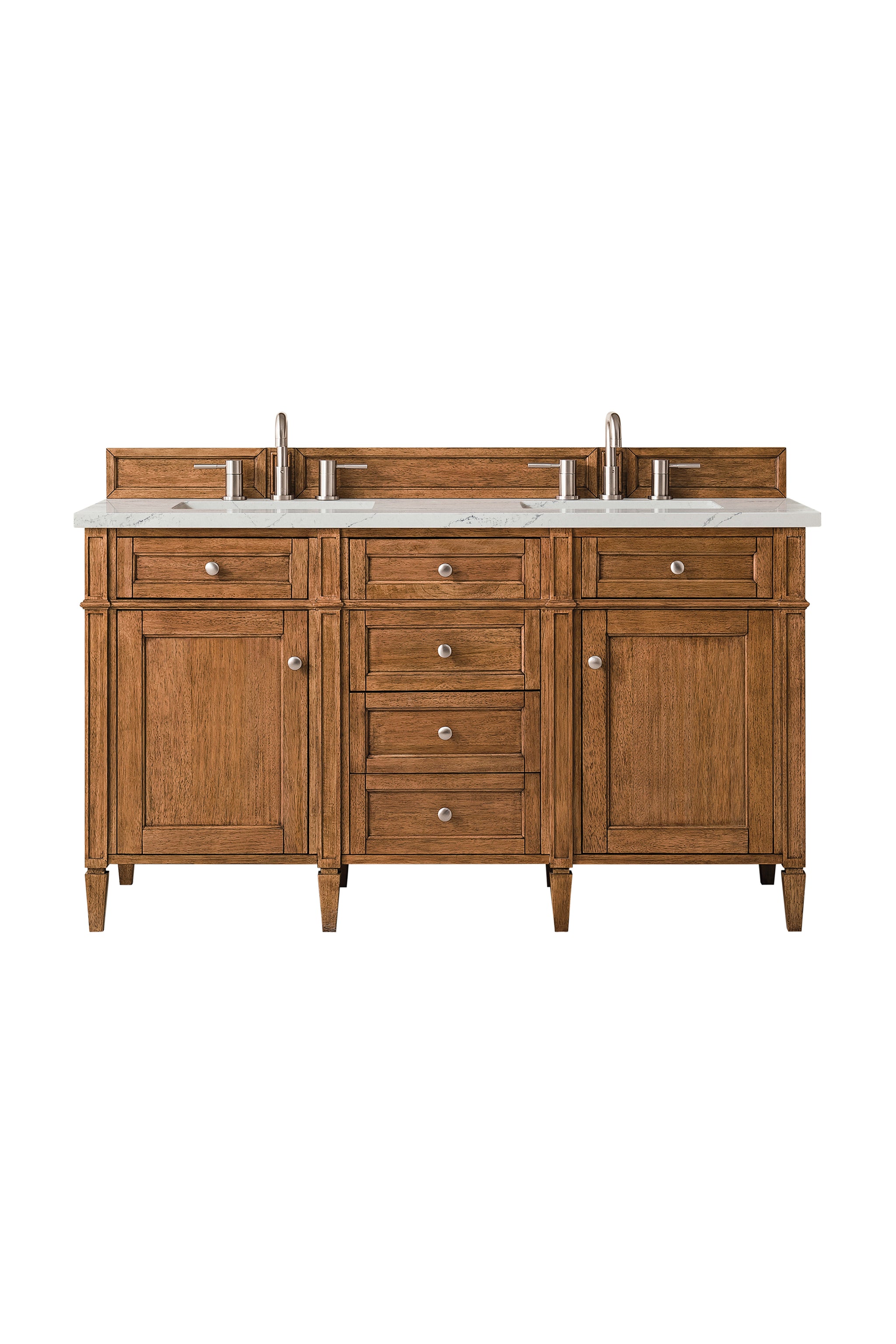 James Martin Brittany 60" Double Bathroom Vanity, Saddle Brown, view 26