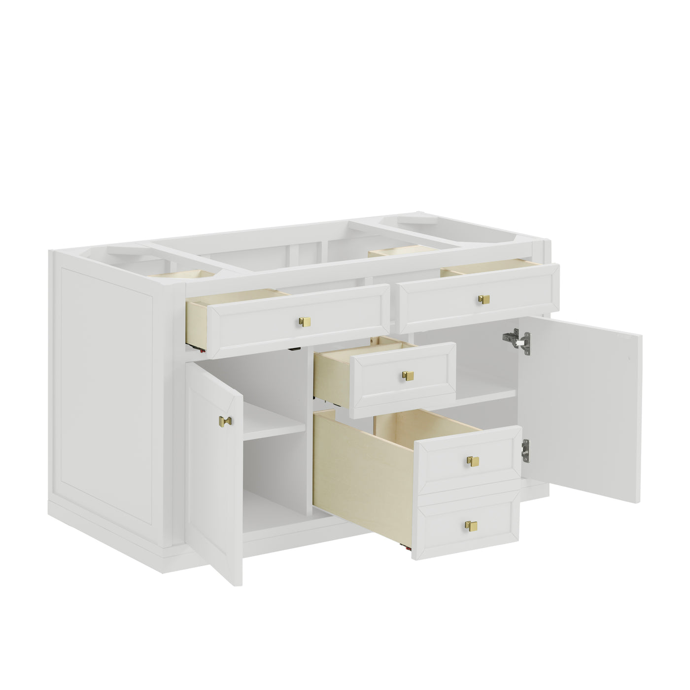 James Martin Chicago 48" Single Bathroom Vanity, Glossy White, view 26