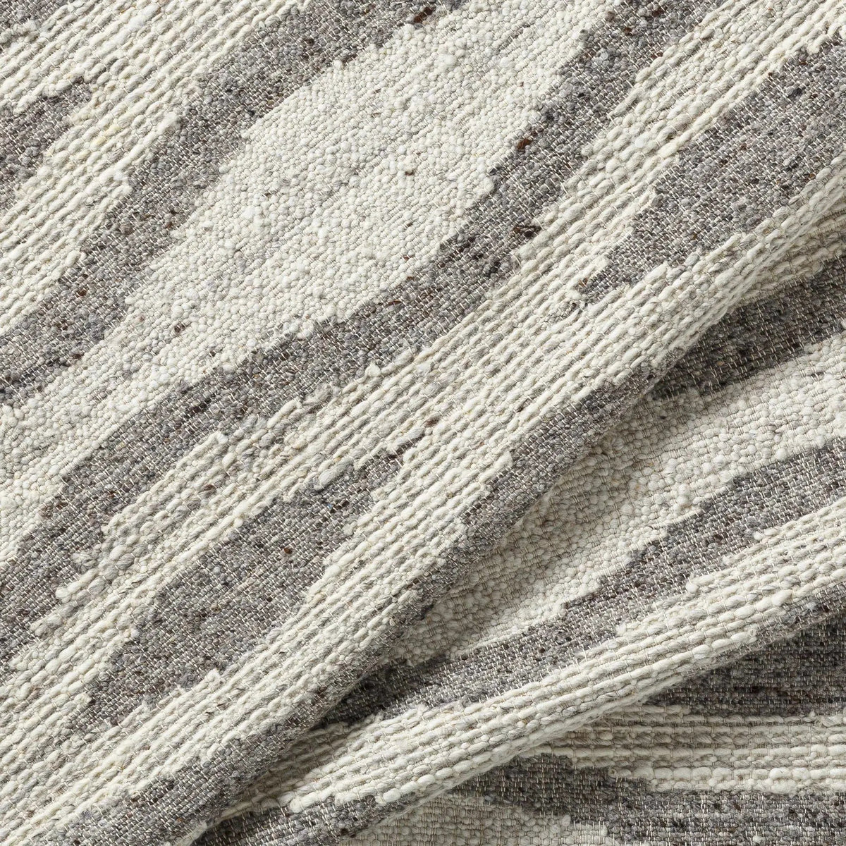Lavalwaves Hand Woven Flatweave Wool Carpet - Clearance, photo 10 of 11