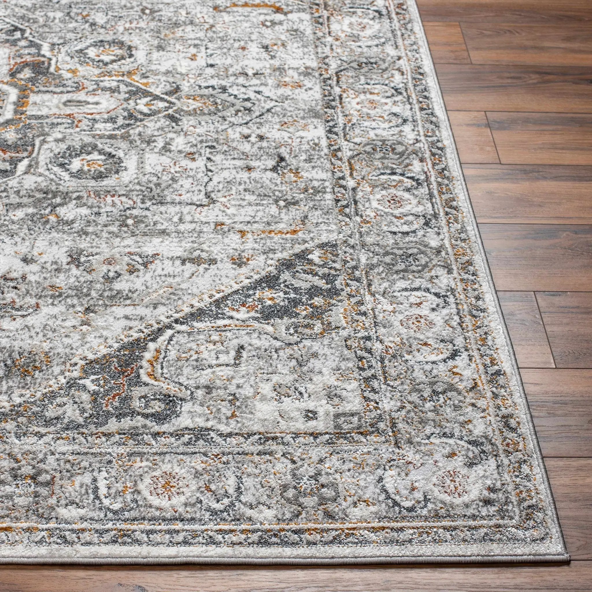 Liverpool Dark Gray Area Rug - Clearance by Boutique Rugs