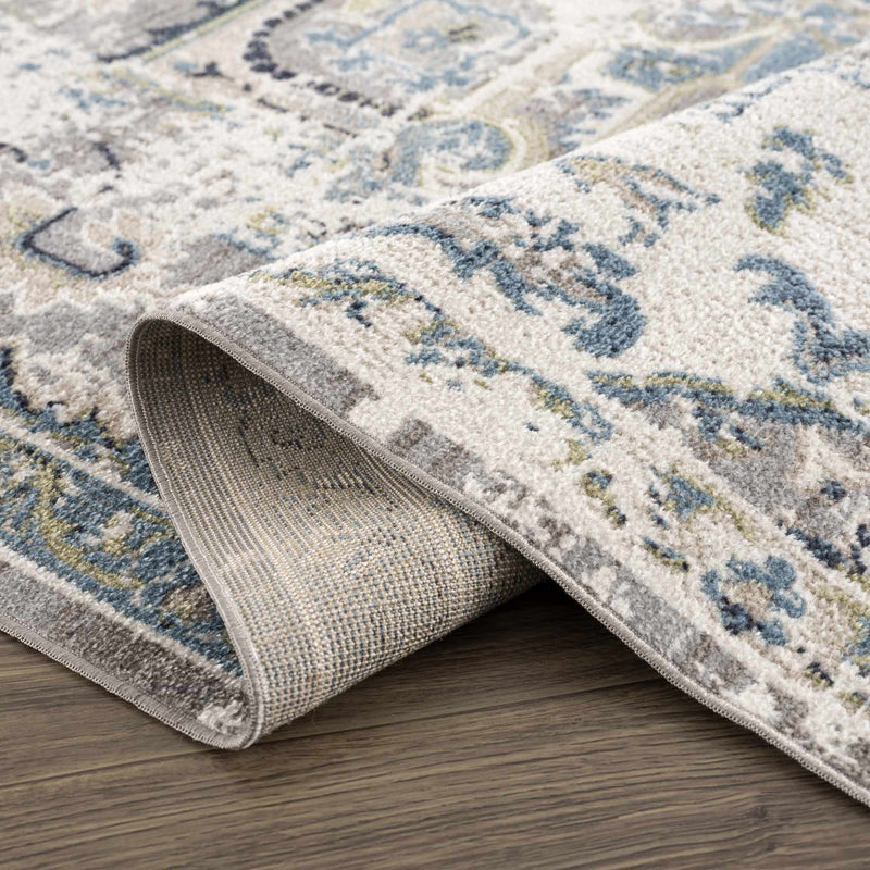 Cabacungan Gray & Blue Washable Area Rug by Boutique Rugs