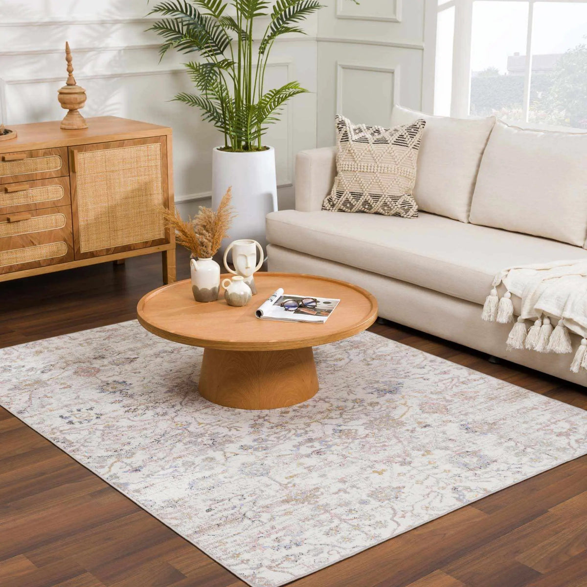 Azula Washable Rug, installed in a room 2