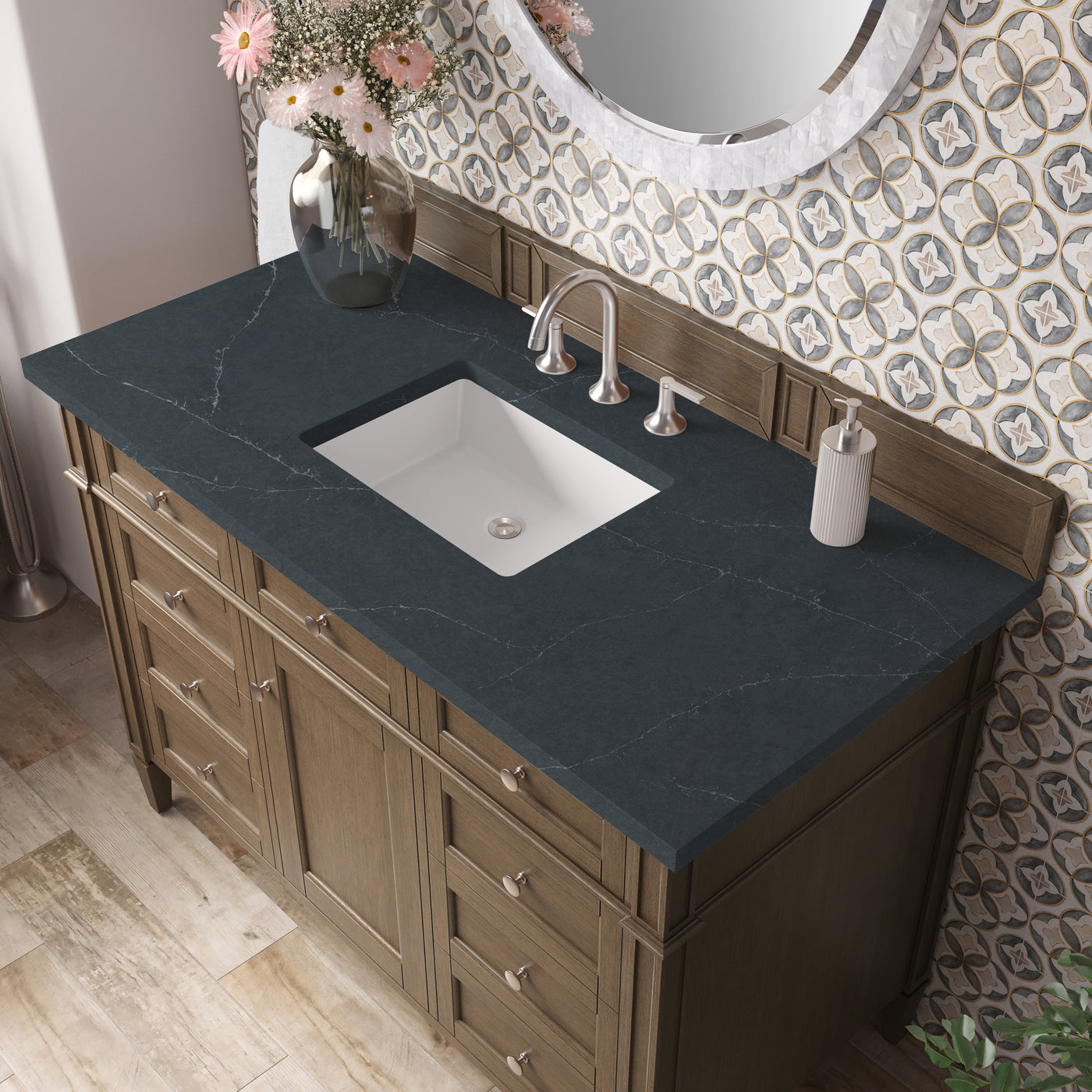 James Martin Brittany 48" Single Bathroom Vanity, Saddle Brown, view 29