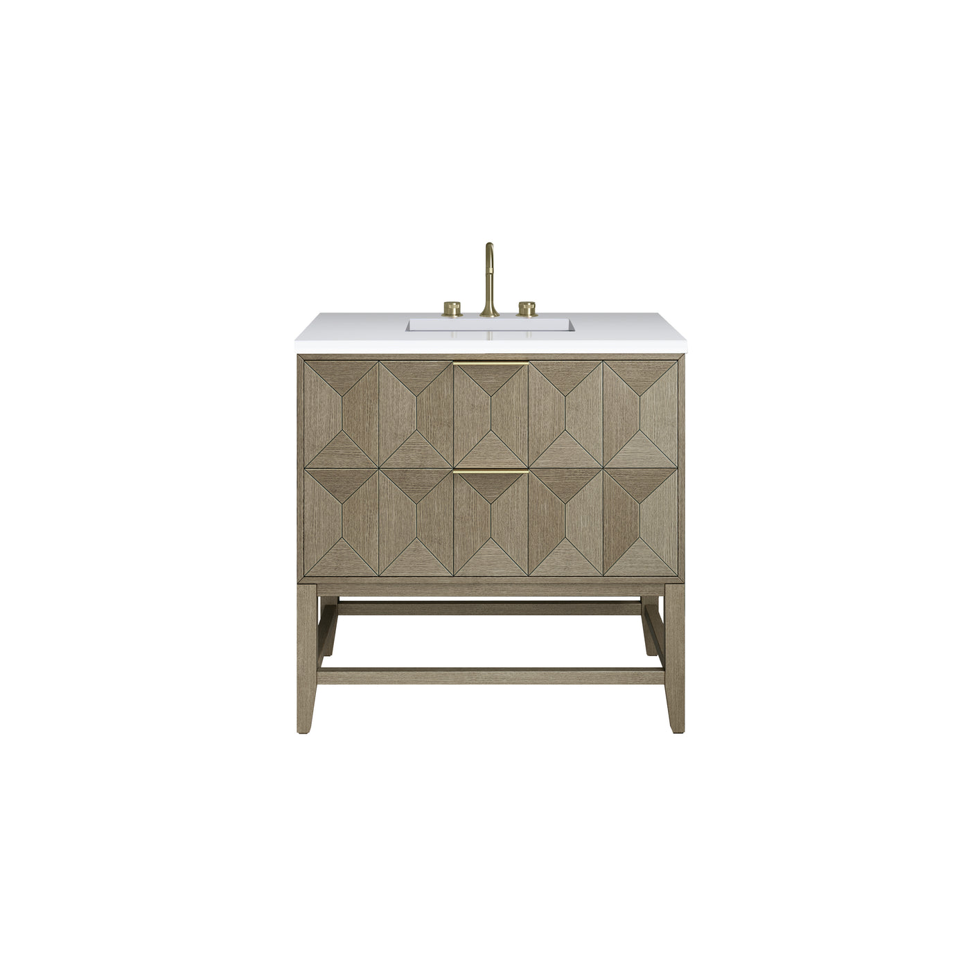 James Martin Emmeline 36" Single Bathroom Vanity, Pebble Oak, view 23