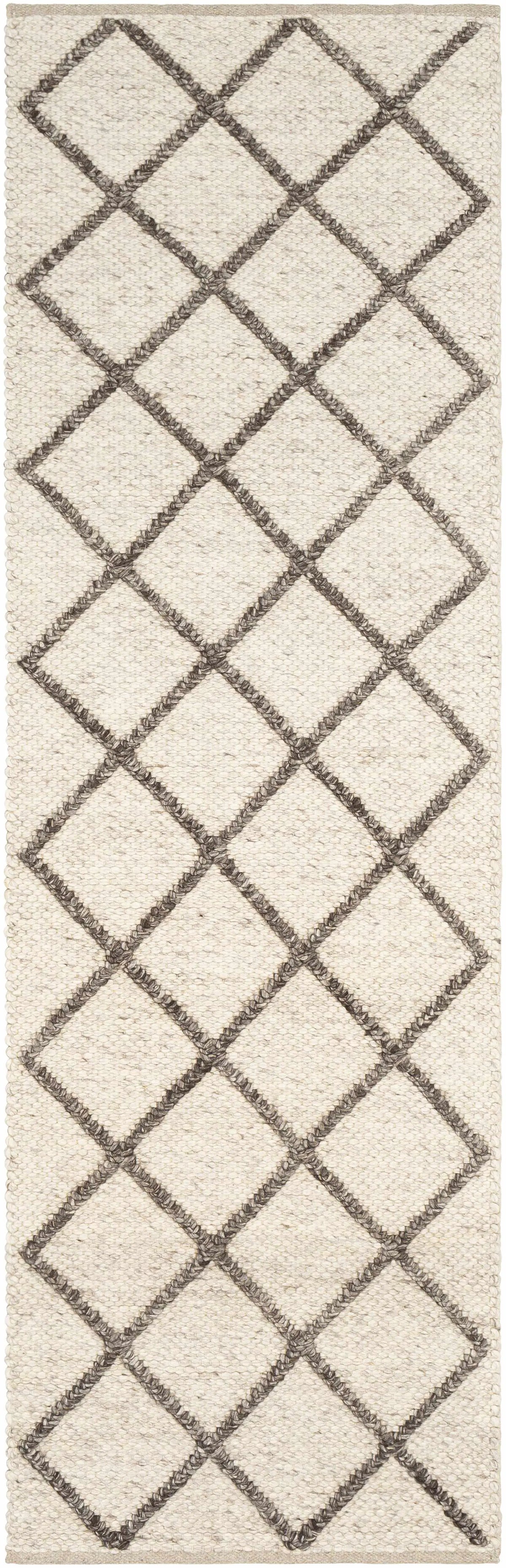 Syosset Cream/Brown Trellis Wool&Viscose Rug - Clearance, photo 3 of 10