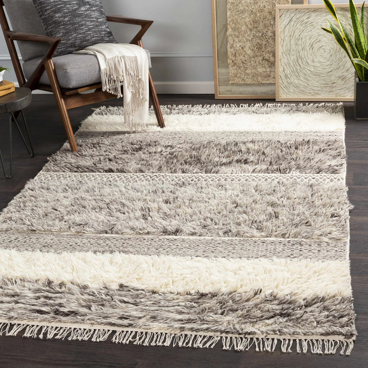 Elizabeth Area Rug, installed in a room