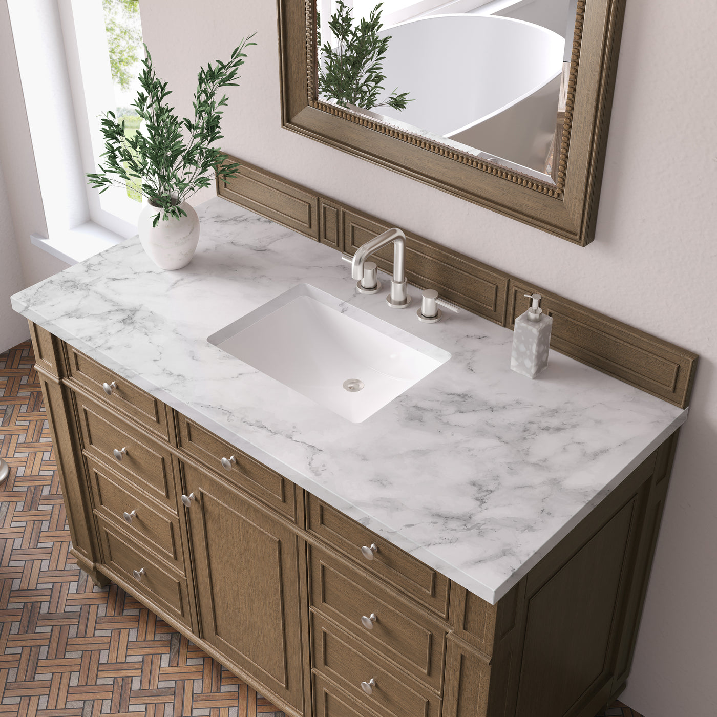 James Martin Bristol 48" Single Bathroom Vanity, Saddle Brown, view 40