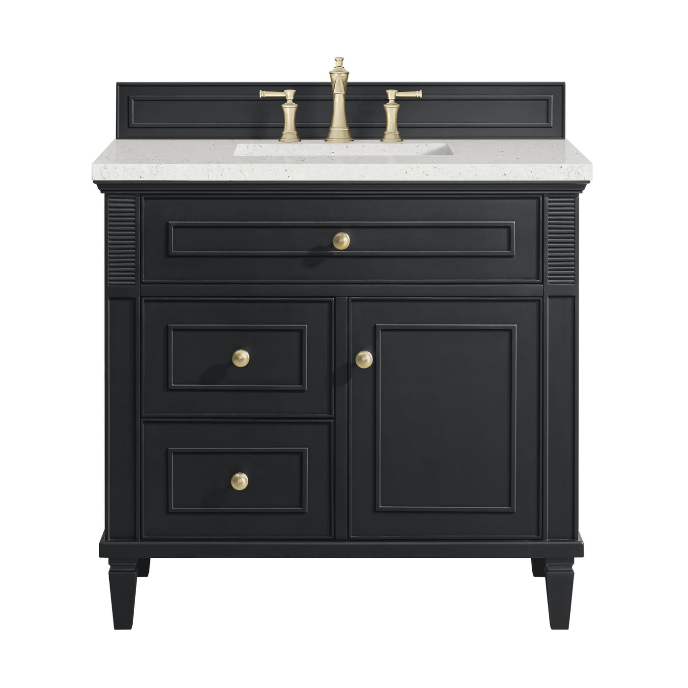 James Martin Lorelai 36" Single Bathroom Vanity, Black Onyx, view 23