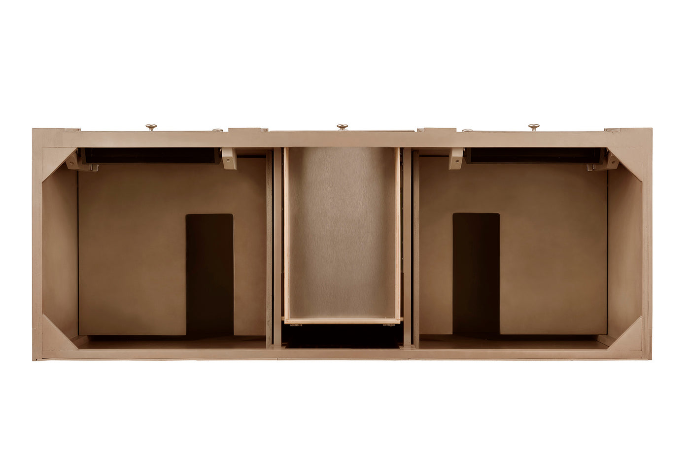 James Martin Bristol 60" Double Bathroom Vanity, Whitewashed Walnut, view 20