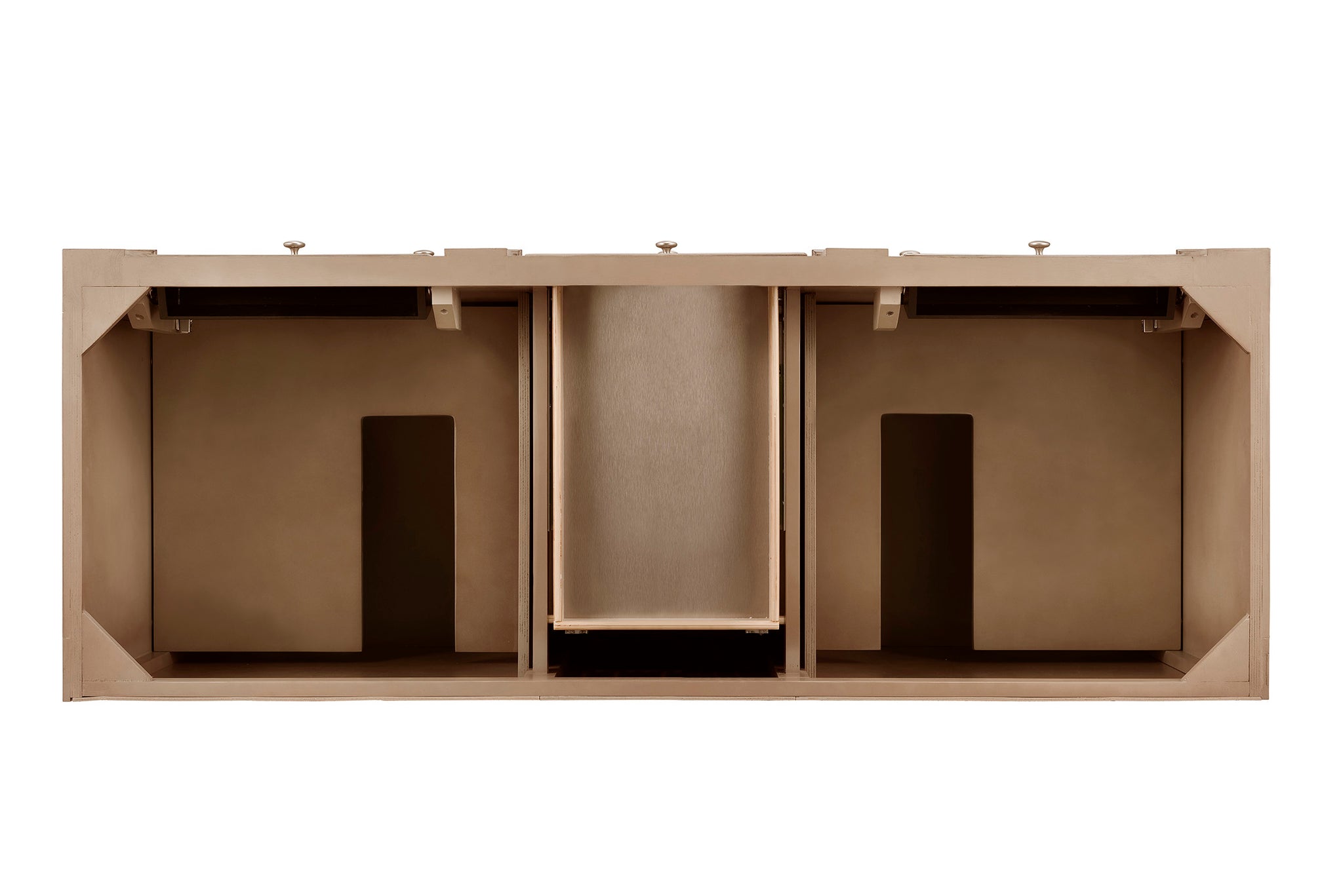 James Martin Bristol 60" Double Bathroom Vanity, Whitewashed Walnut, view 20