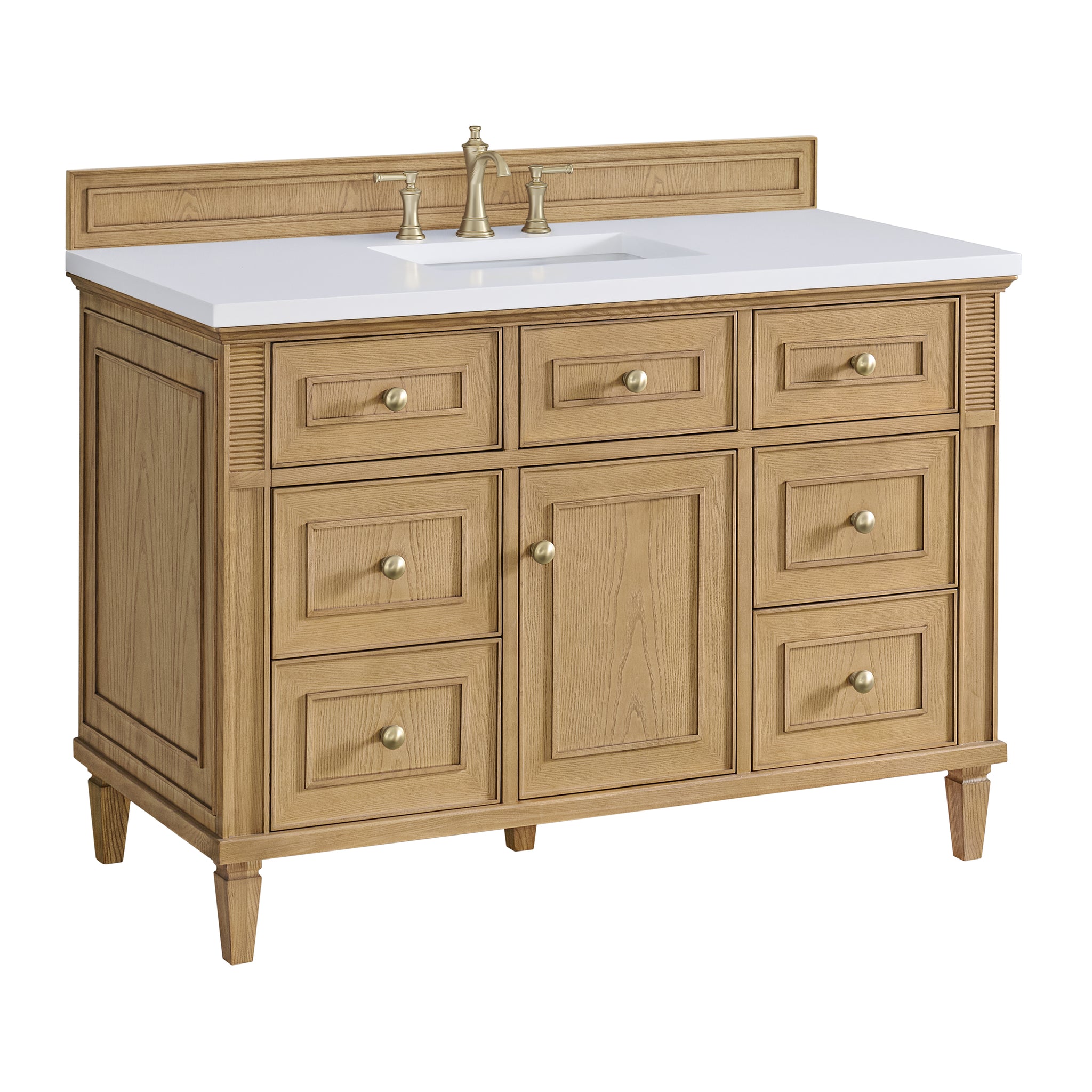 James Martin Lorelai 48" Single Bathroom Vanity, Light Natural Oak, view 23
