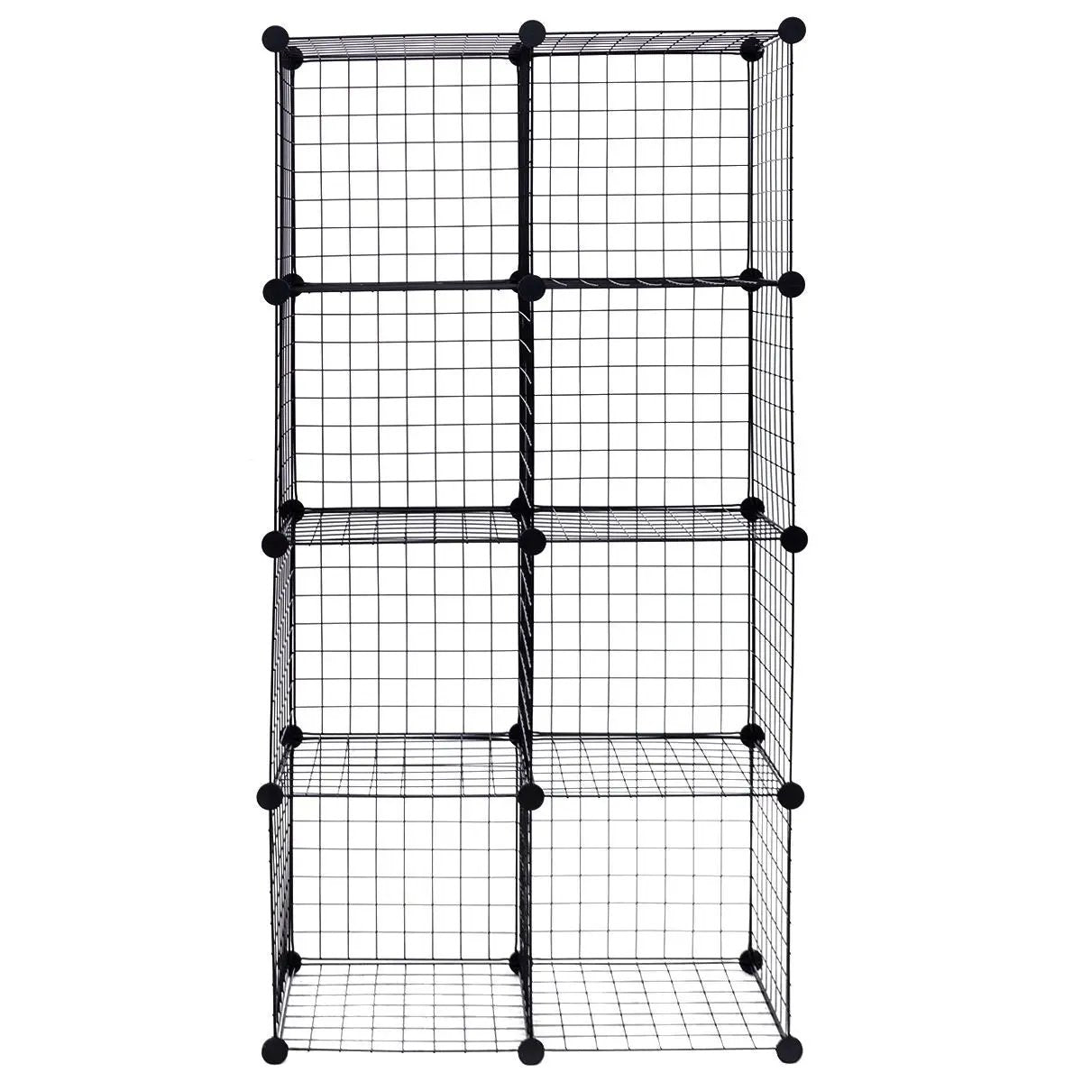 DIY 8 Cube Grid Wire Cube Shelves by DirectDeals