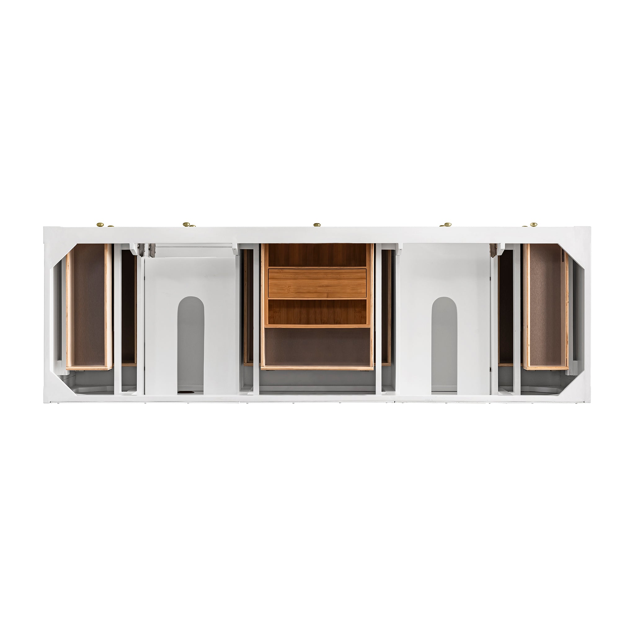 James Martin Breckenridge 72" Double Bathroom Vanity, Bright White, view 22