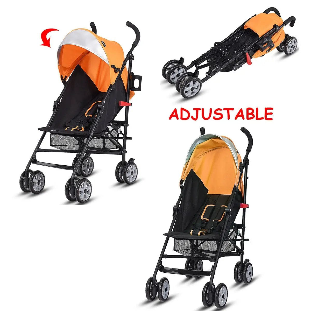 Folding Lightweight Baby Toddler Umbrella Travel Stroller, photo 5 of 11