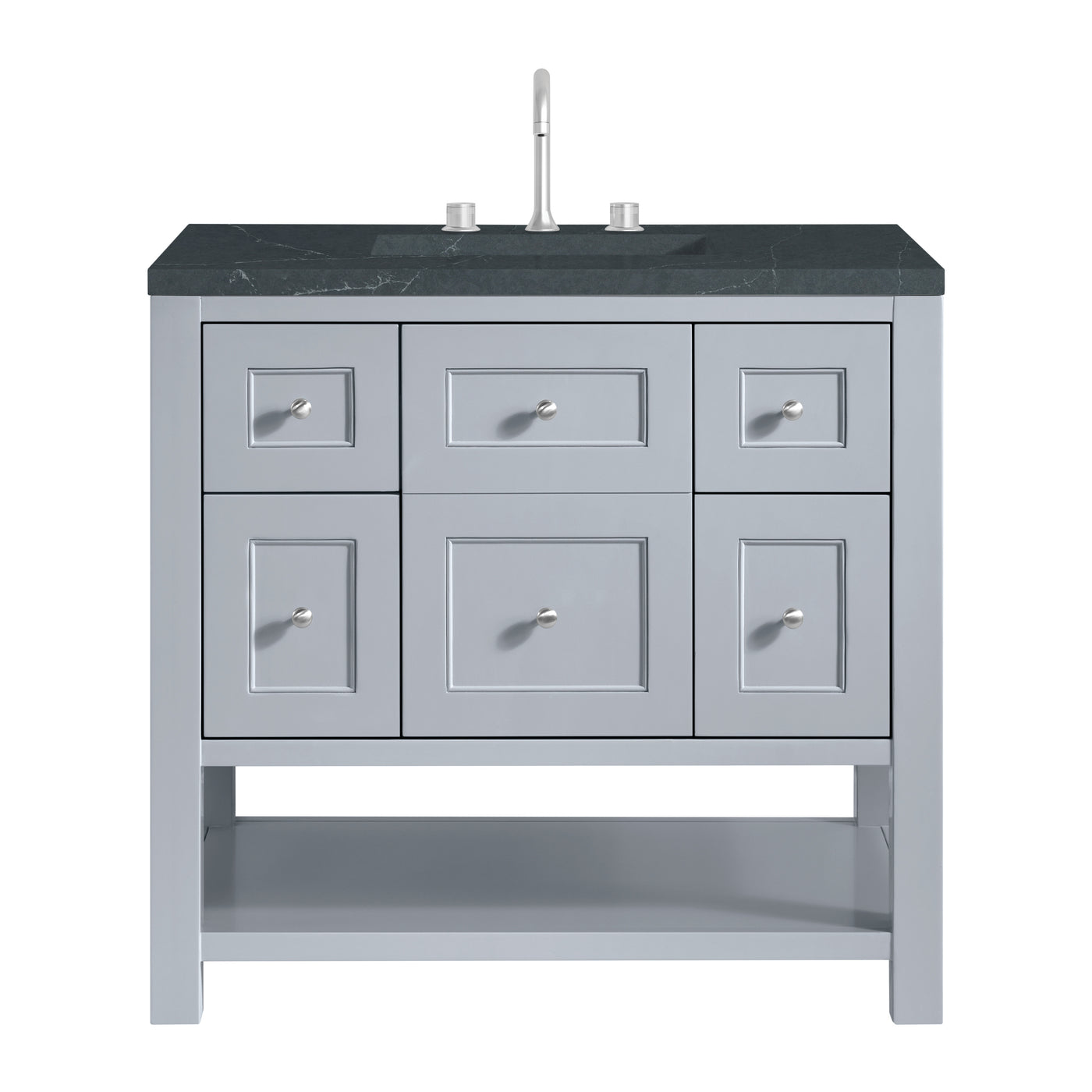 James Martin Breckenridge 36" Single Bathroom Vanity, Serenity Blue, view 34