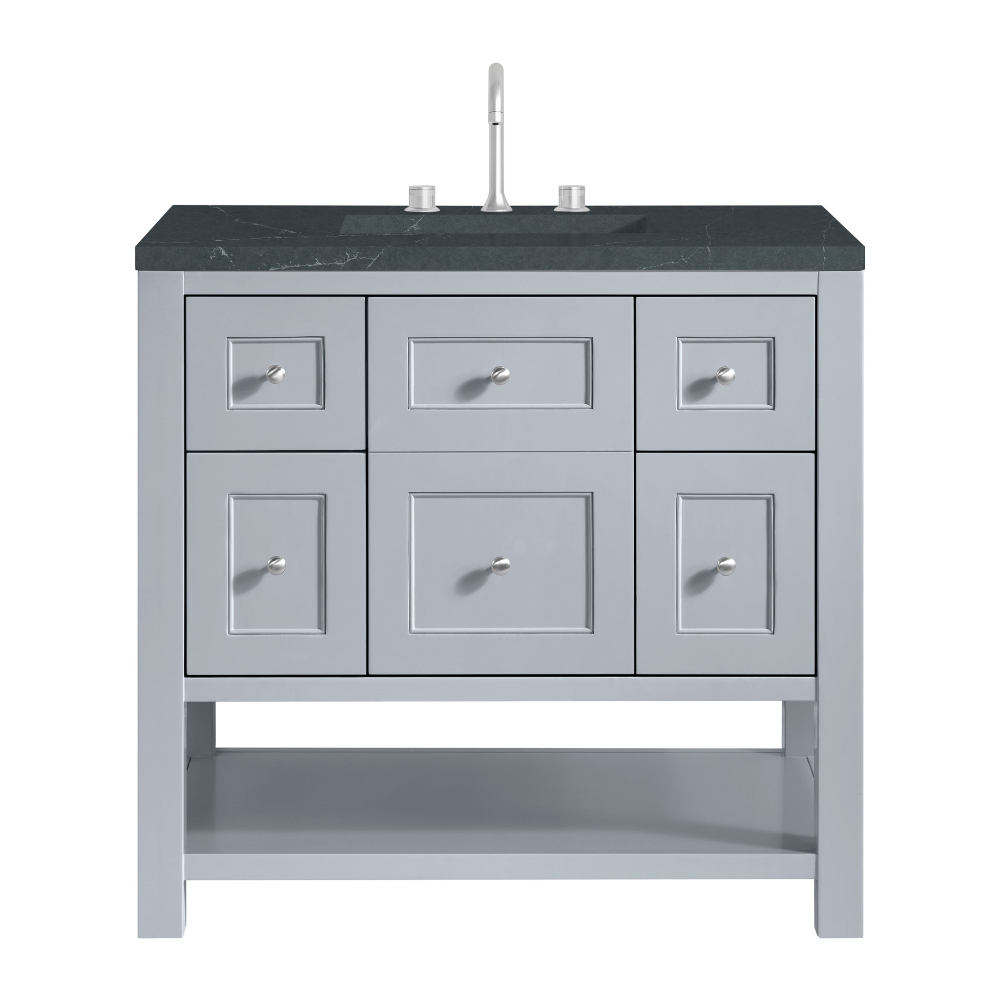 James Martin Breckenridge 36" Single Bathroom Vanity, Serenity Blue, view 34
