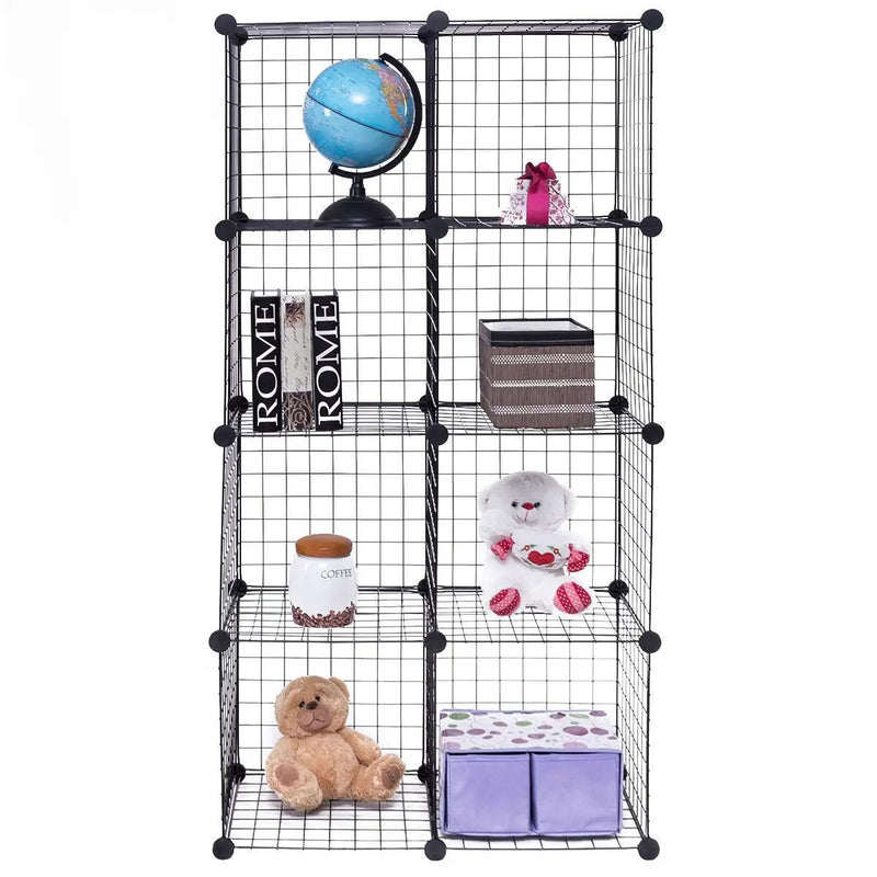 DIY 8 Cube Grid Wire Cube Shelves by DirectDeals