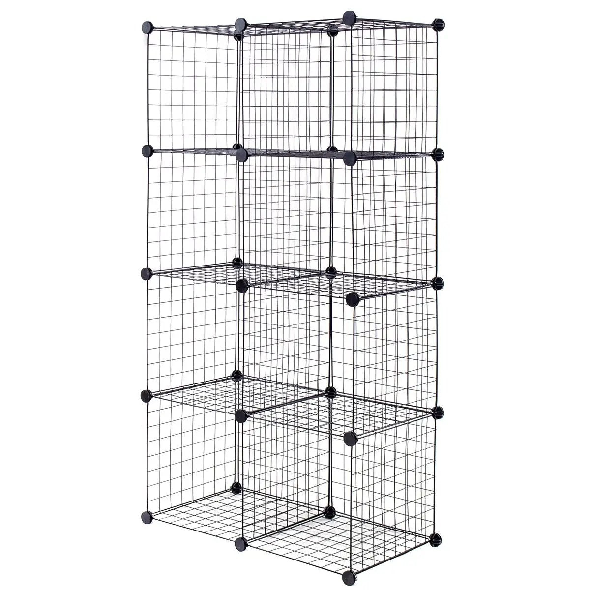DIY 8 Cube Grid Wire Cube Shelves by DirectDeals
