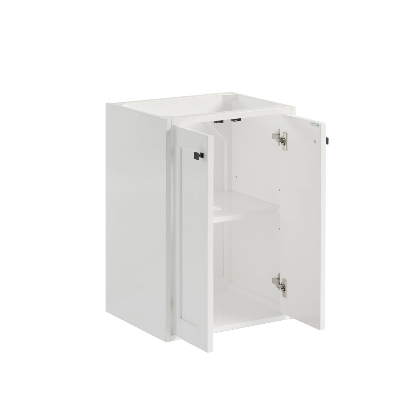 James Martin Chianti 20" Single Bathroom Vanity, Glossy White, view 20