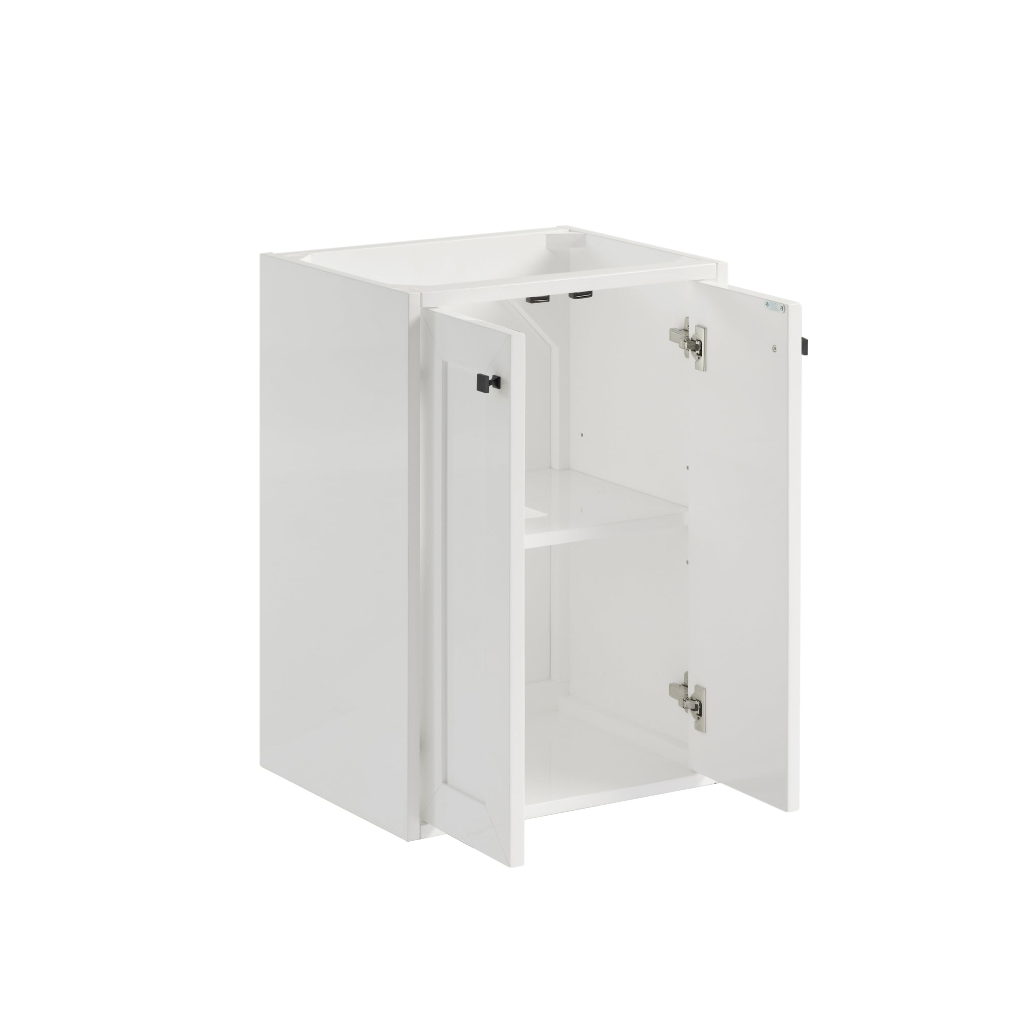 James Martin Chianti 20" Single Bathroom Vanity, Glossy White, view 20