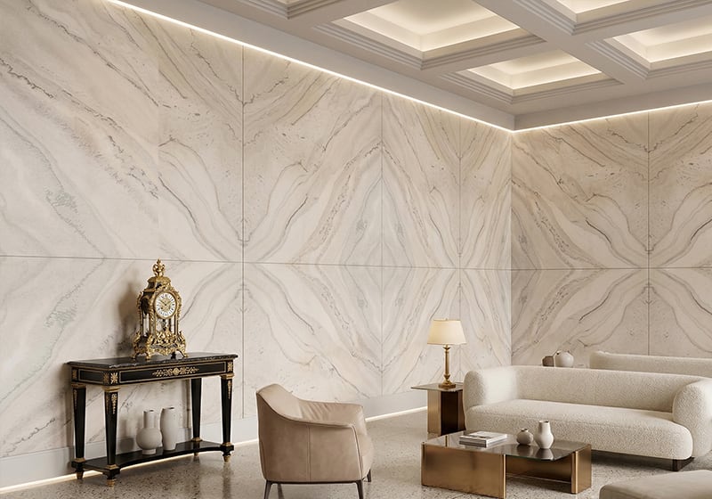 Macaubas Select Honed Quartzite Slab Random room scene 4