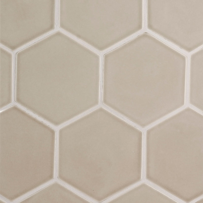 Acorn Glossy Hexagon 5 Ceramic Tiles 5 Ceramic Glossy 6x6 Tiles — 2