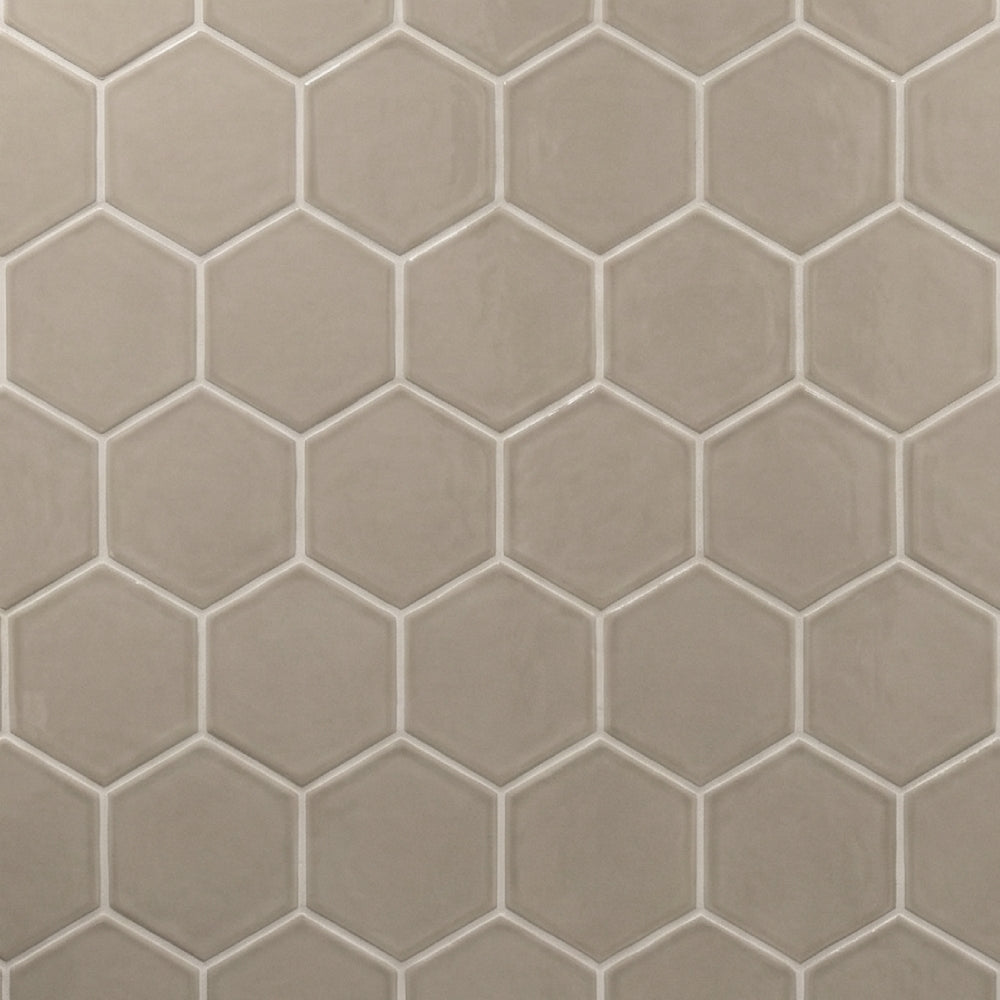 Acorn Glossy Hexagon 5 Ceramic Tiles 5 Ceramic Glossy 6x6 Tiles