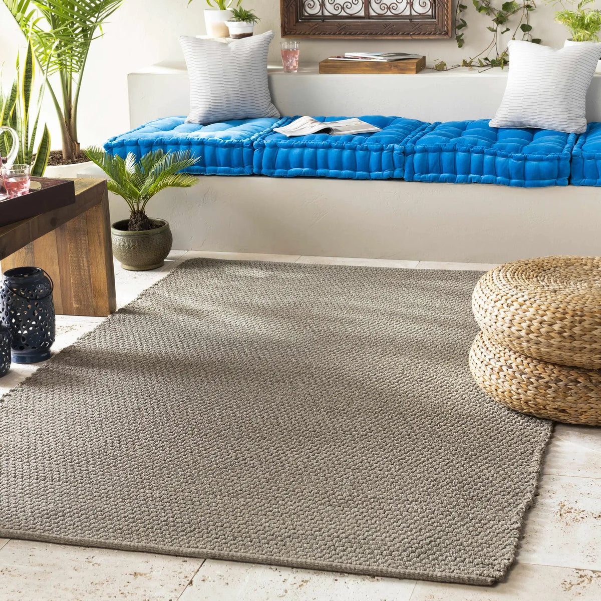 Maddox Clearance Outdoor Rug - Clearance, installed in a room