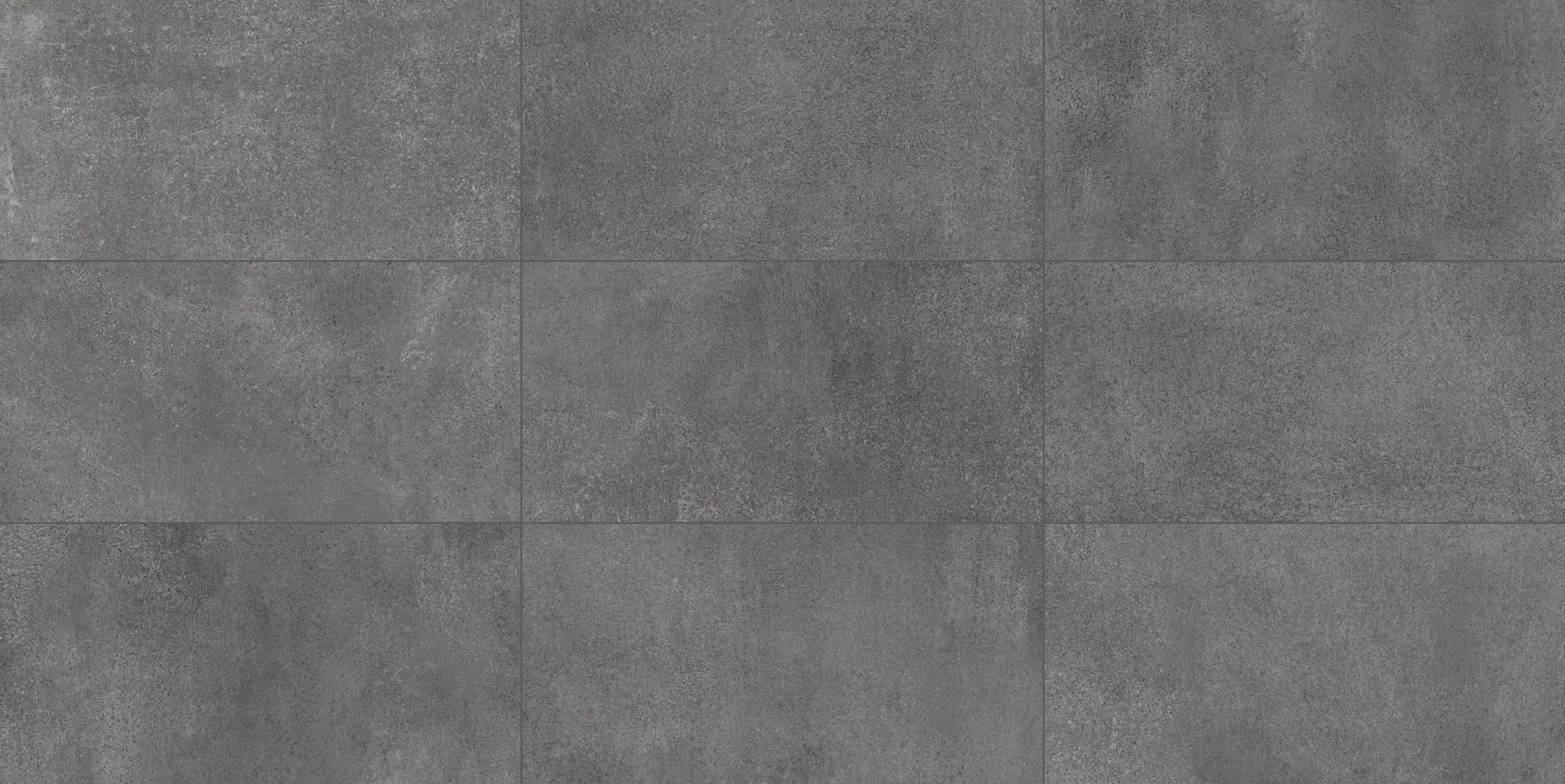 Made.in Liberty Black Bullnose Concrete Look Porcelain Moldings 3x24 by landmarkceramics