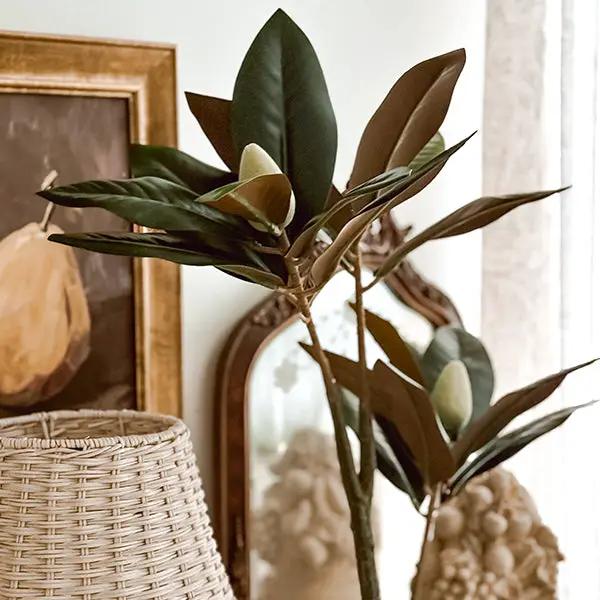 31 Inch Potted Faux Magnolia Tree by Decor Steals