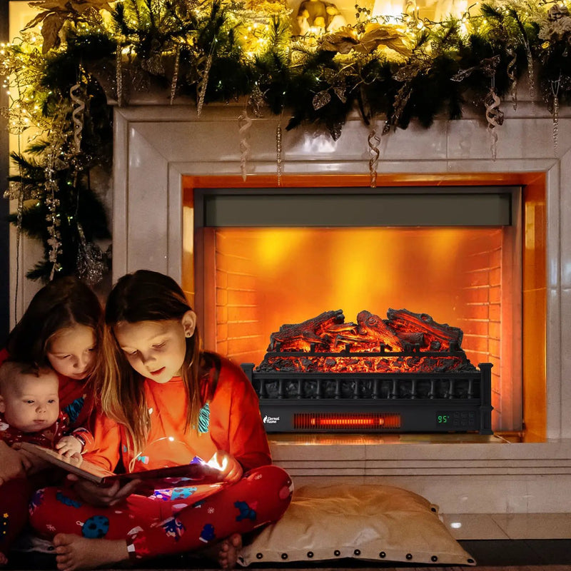 Eternal Flame EF26-LG Electric Fireplace Logs by TURBRO