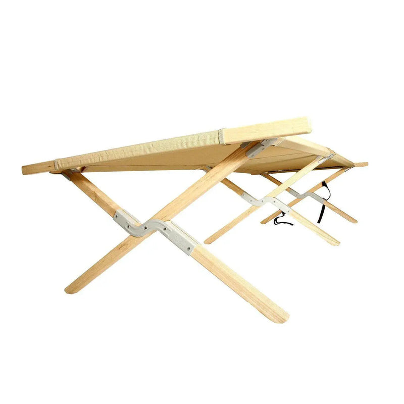 Maine Heritage Cot – Heavy-Duty Wooden Camping Cot with 375 lb Capacity by Outdoor-USA®