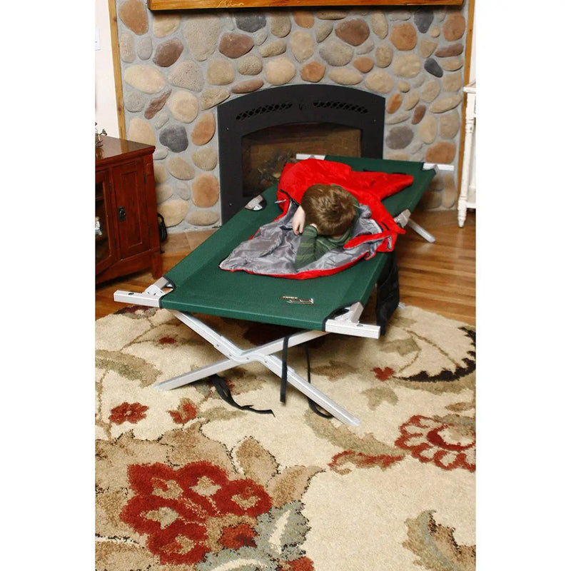 Maine Military Cot HD – Heavy-Duty Full-Size Aluminum Cot with 375 lb Capacity by Outdoor-USA®