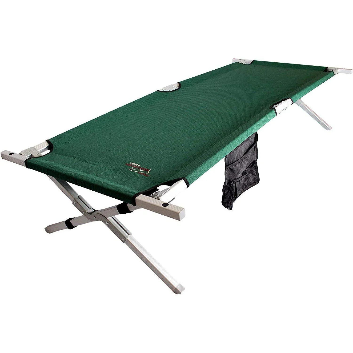 Maine Military Cot HD – Heavy-Duty Full-Size Aluminum Cot with 375 lb Capacity by Outdoor-USA®