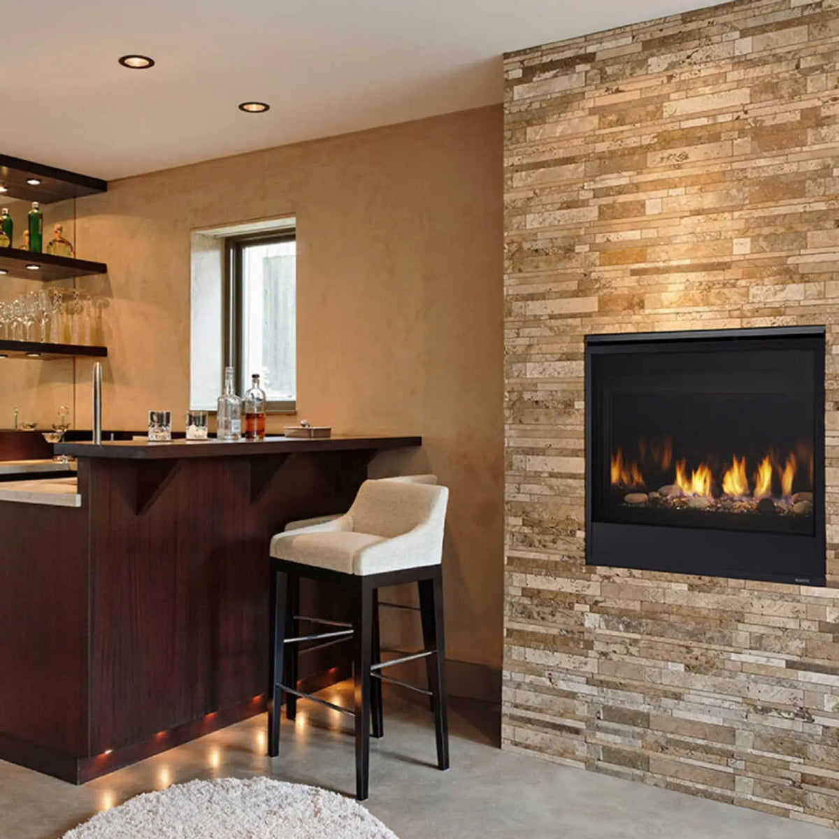 Majestic Quartz 32-Inch Direct Vent Natural Gas Fireplace [QUARTZ32IFTN] (SAK75142) by SAKSBY WHOLESALE