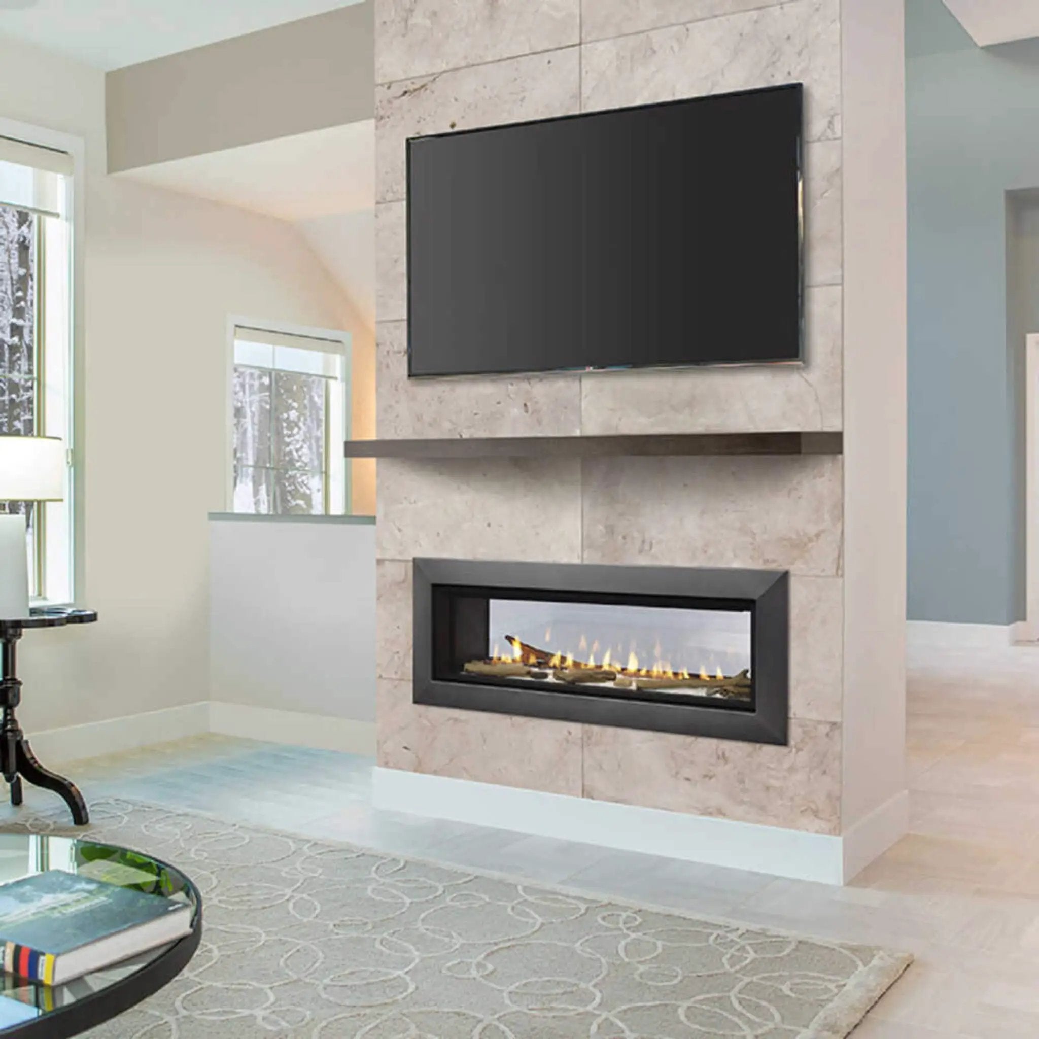 Majestic Echelon II 48-Inch See-Through Direct Vent Fireplace [ECHEL48STIN-C] (SAK69284) by SAKSBY WHOLESALE