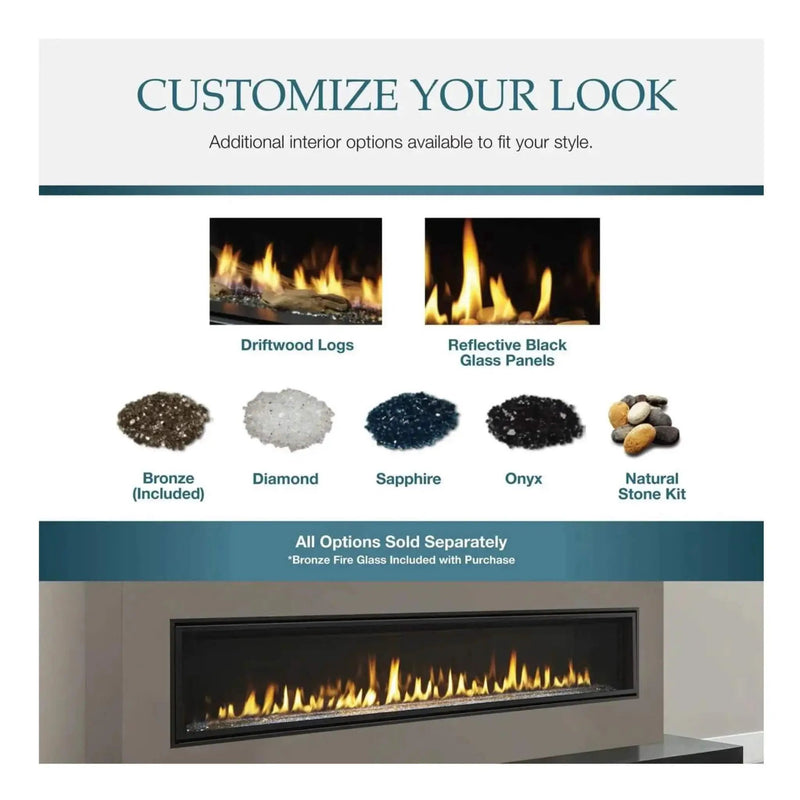 Majestic Echelon II 48-Inch See-Through Direct Vent Fireplace [ECHEL48STIN-C] (SAK69284) by SAKSBY WHOLESALE