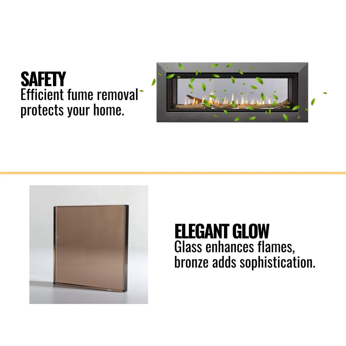 Majestic Echelon II 48-Inch See-Through Direct Vent Fireplace [ECHEL48STIN-C] (SAK69284) by SAKSBY WHOLESALE