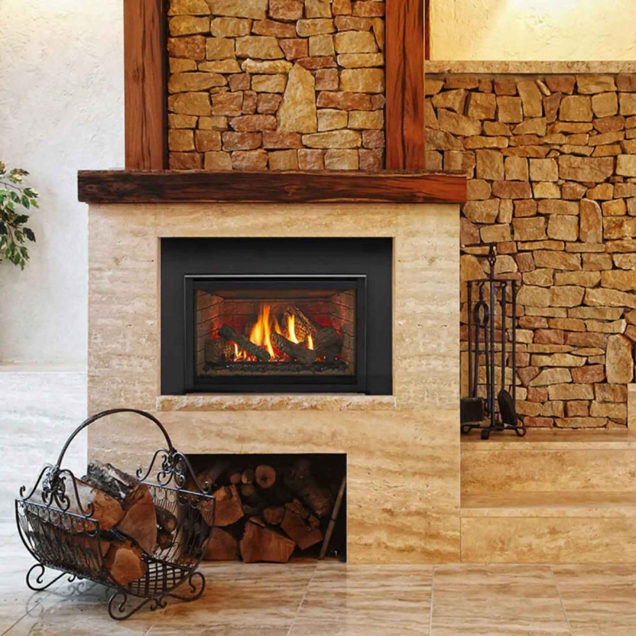 Majestic Meridian 36-Inch Platinum Natural Gas Fireplace [MER36PN] (SAK43751) by SAKSBY WHOLESALE
